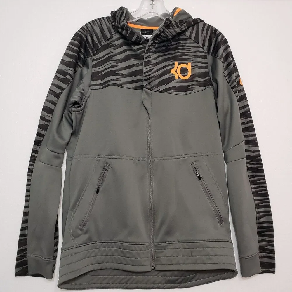 Nike KD Klutch Hyper Therma Fit Men's Hooded Full Zip Jacket, Size Small